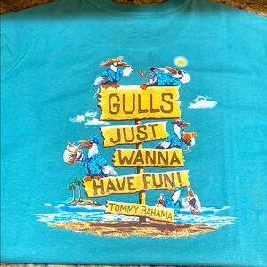 Tommy Bahama Teal T-Shirt Men’s T-Shirt Large
